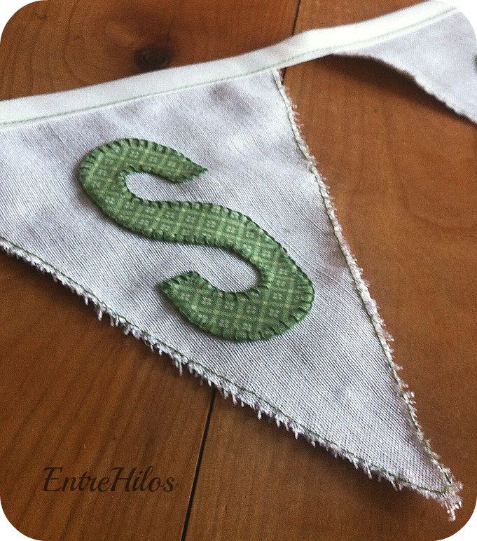 tutorial banderines con nombre