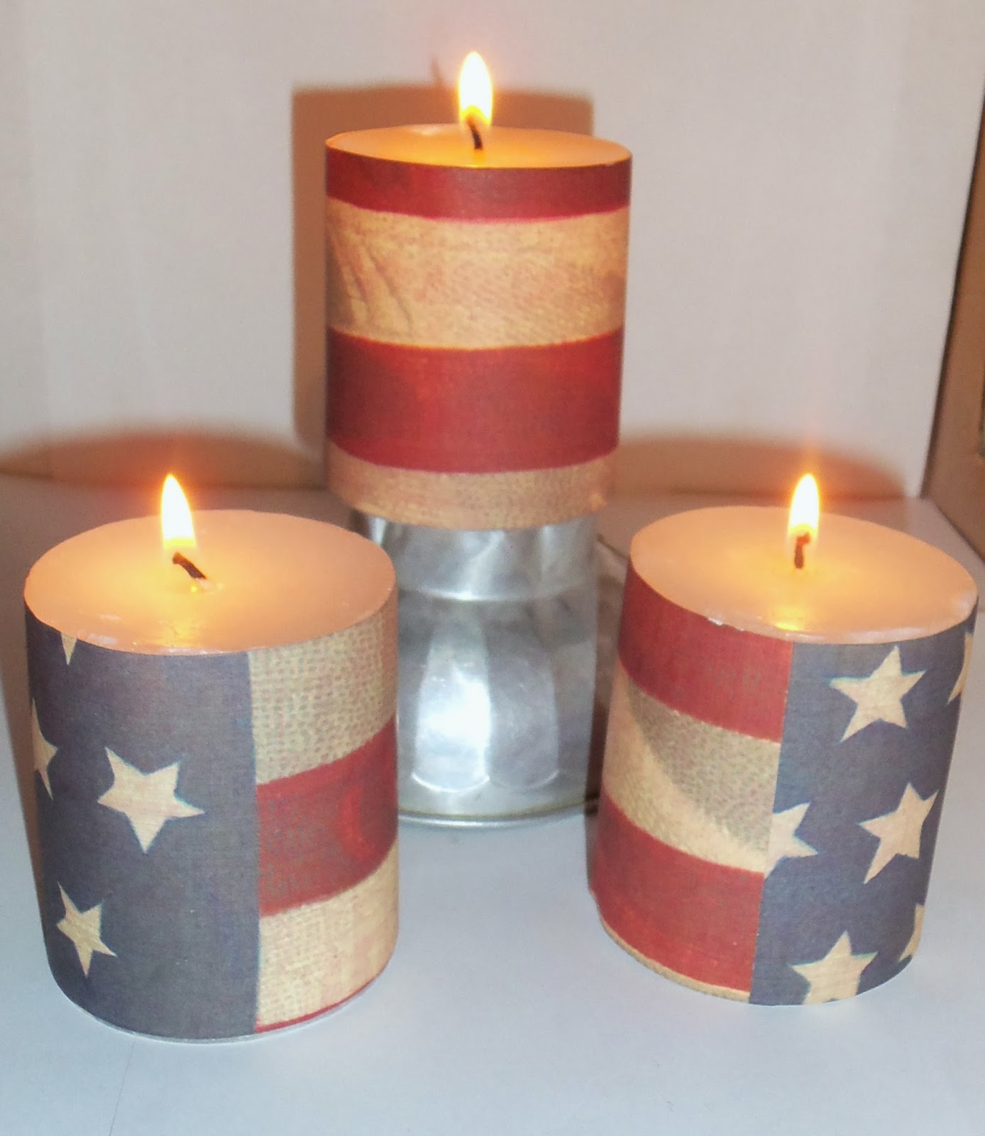 live. love. scrap.: Veteran&rsquo;s Day Patriotic Candle DIY