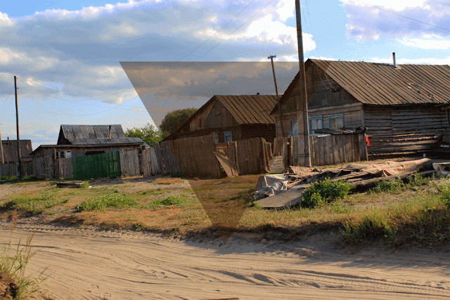 Опустевшие дома рома в Чемодановке/Лопатках, 15 июня 2019 г. © автор неизвестен, взято из vk-сообщества «Пенза live»