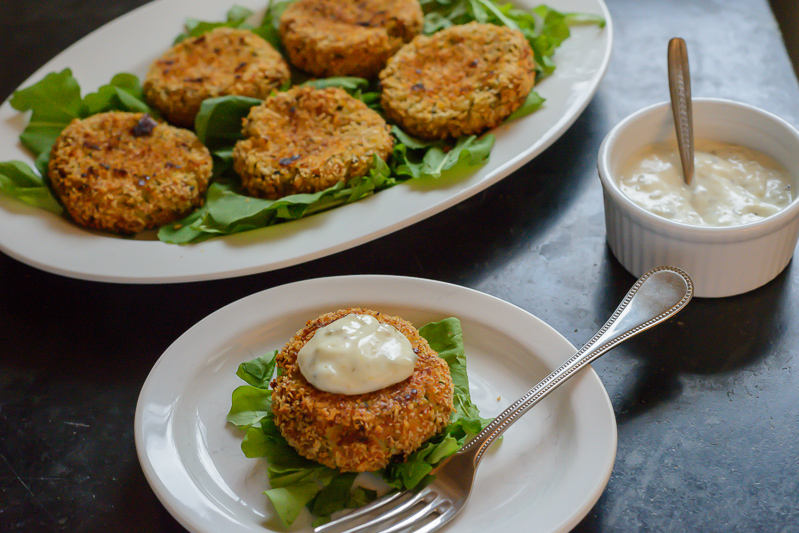 Baked Zucchini "Crab" Cakes