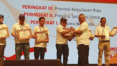 KPU Sulut dan Minsel Raih Penghargaan KPU Award