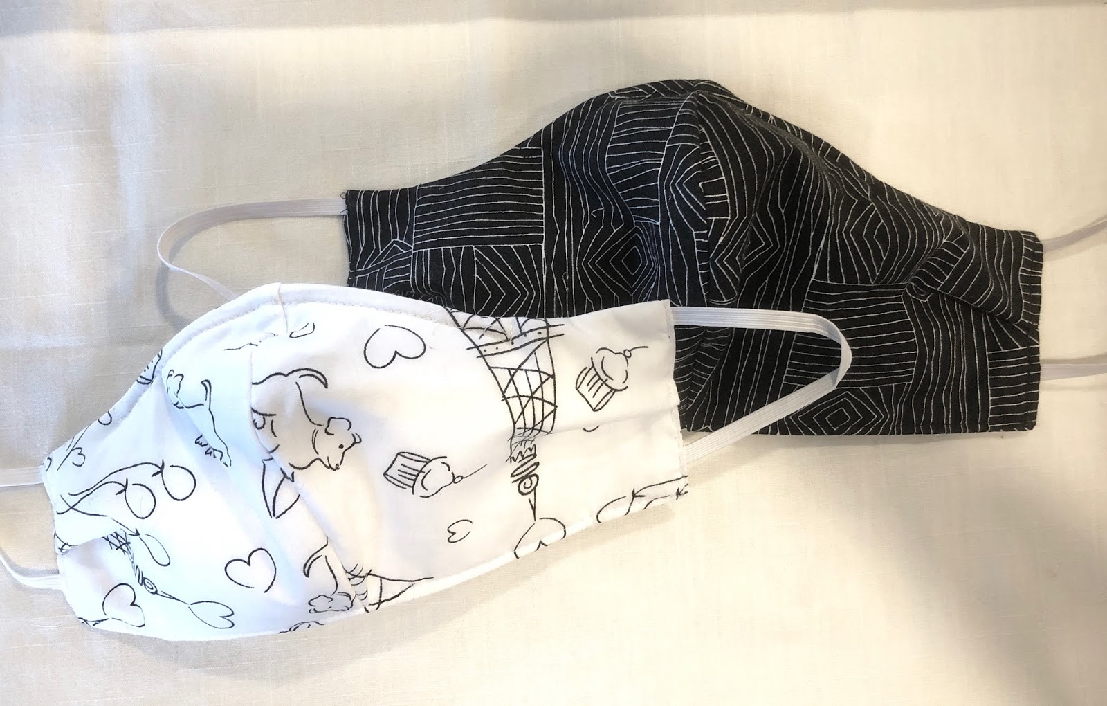 Fitted Masks with Interfacing and Pocket My Home Farm