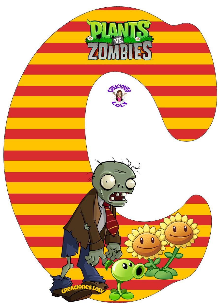 Creaciones Loly Abecedario Plantas vs Zombies Creaciones Loly Abecedario Plantas vs Zombies