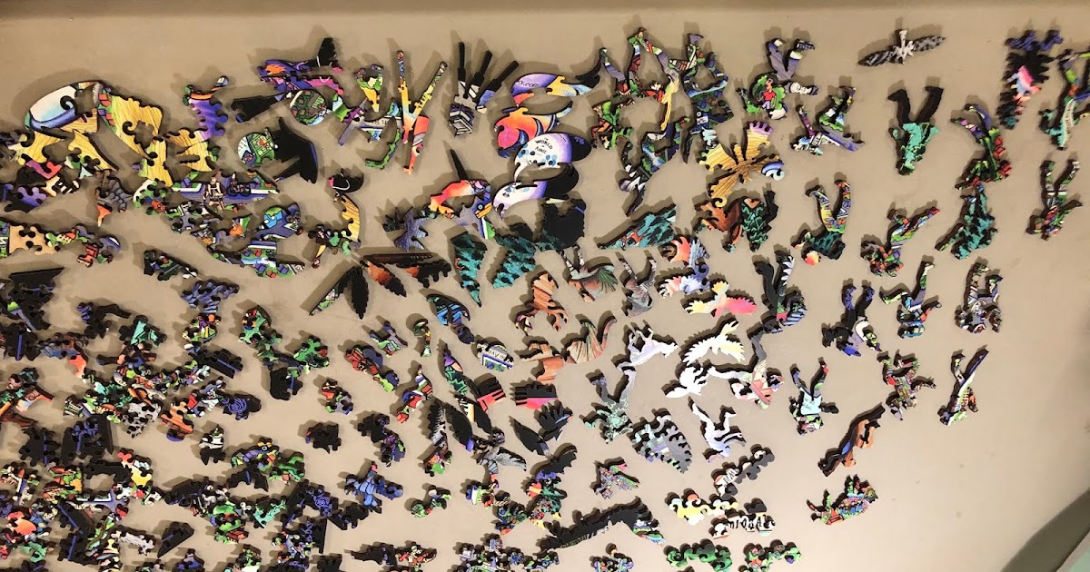 Rebecca's Wooden Jigsaw Puzzles Map of Old Town Boulder, Colorado