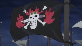 ワンピースアニメ  キッド海賊団 海賊旗 ONE PIECE Kid Pirates Jolly Roger