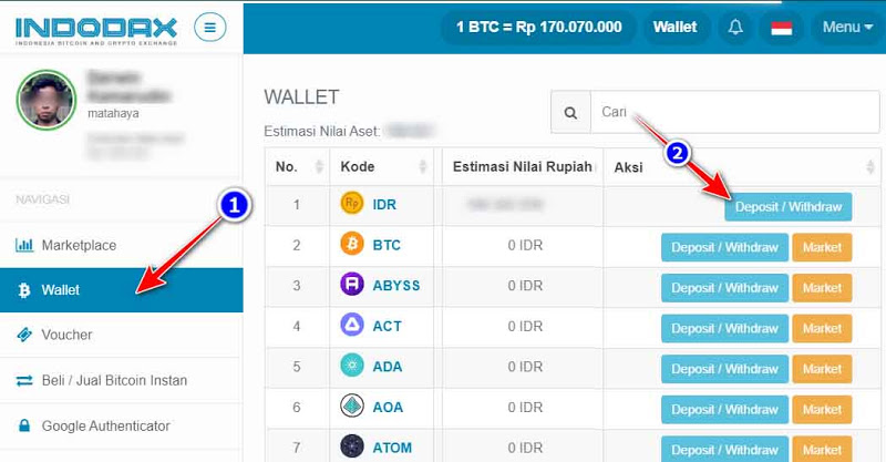 Cara Deposit Indodax Lewat OVO Praktis dan Cepat