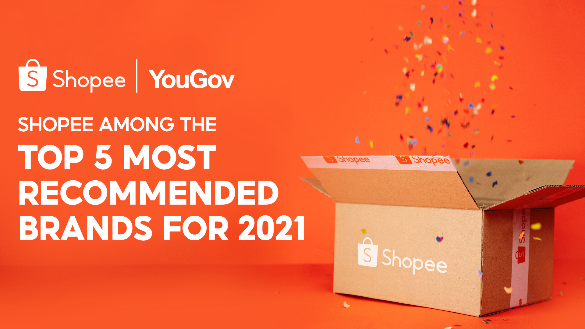 Shopee Rises Up the Ranks in YouGov’s Most Brands for 2021