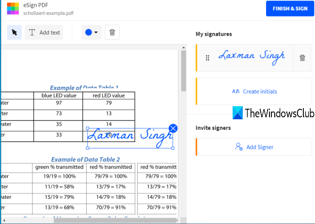 Herramienta eSign PDF con el servicio Smallpdf