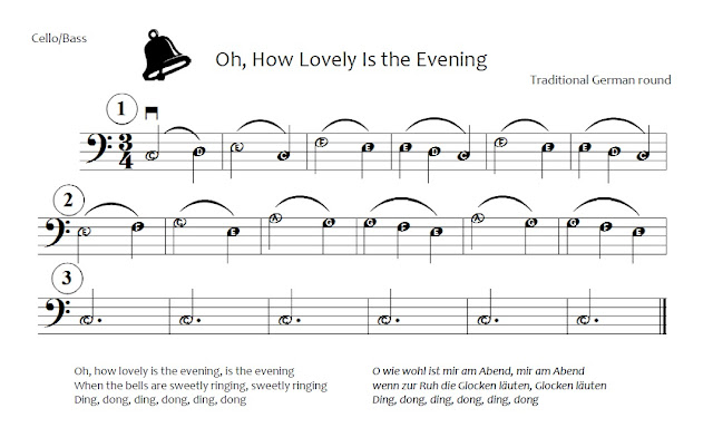 C Major Oh How Lovely Is the Evening round