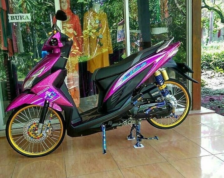 Ide Modifikasi Vario 110 Fi Led Jari Jari Ring 14 Terfavorit