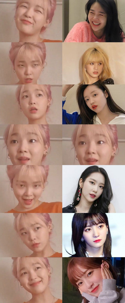 D編集長の裏ブログ Oh My Girl メンバーの顔真似をするスンヒがすごすぎるw