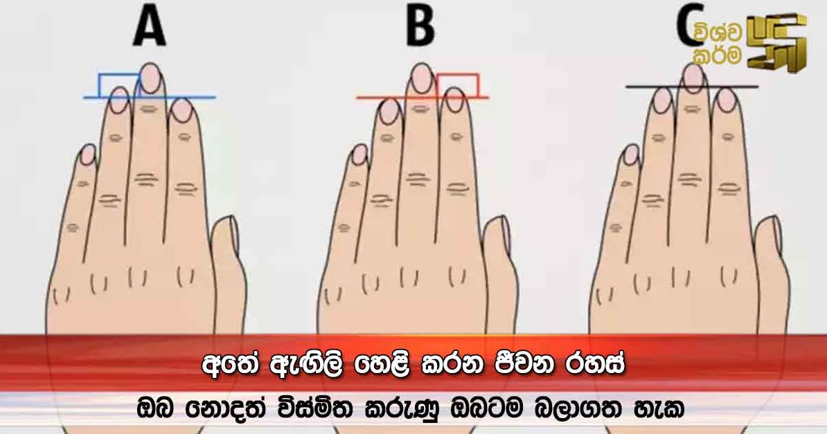 What Do Your Fingers Say About You Wishwa Karma