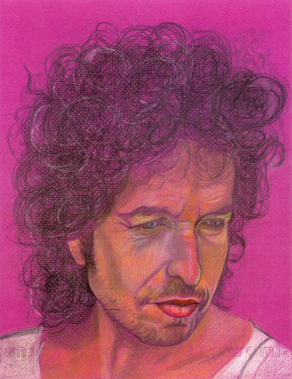 BOB DYLAN Bob Dylan DRAWINGS AND PAINTINGS PORTRAITS
