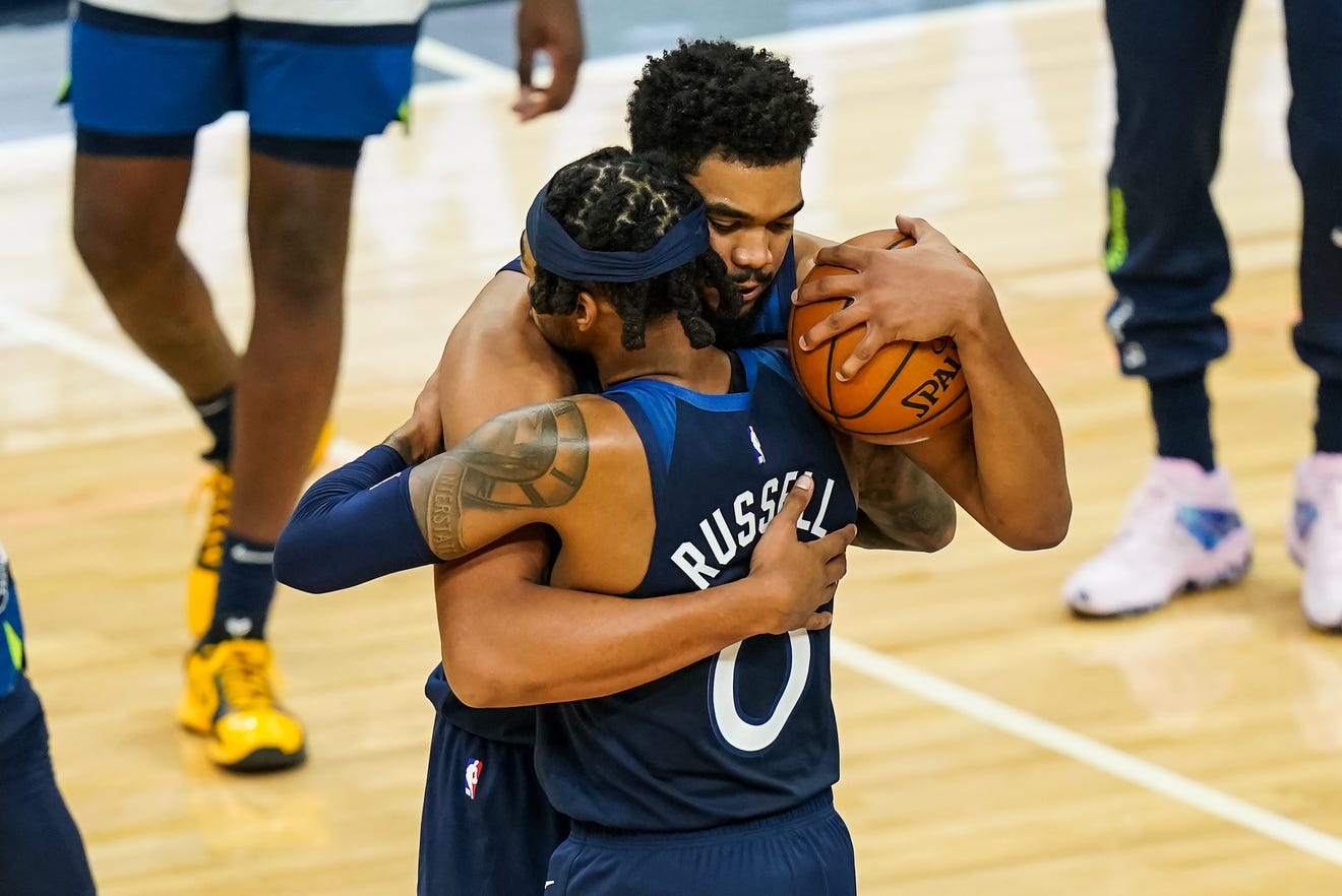 Karl-Anthony Towns and D’Angelo Russell could be traded this offseason