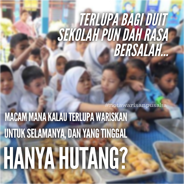 hutang yang ditinggalkan hutang, debt, famili