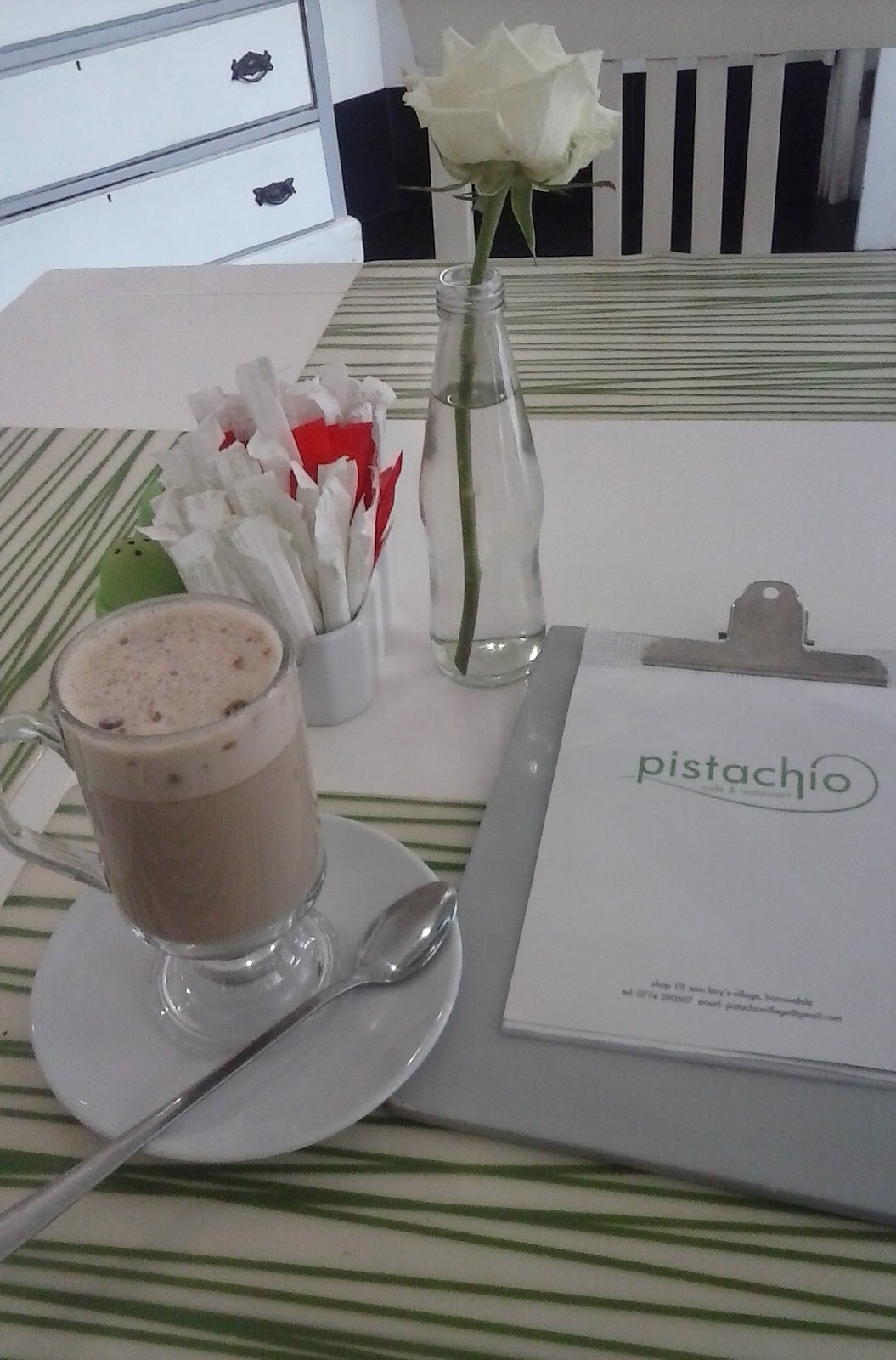 Harare Confidential Coffee Pistachio Cafe