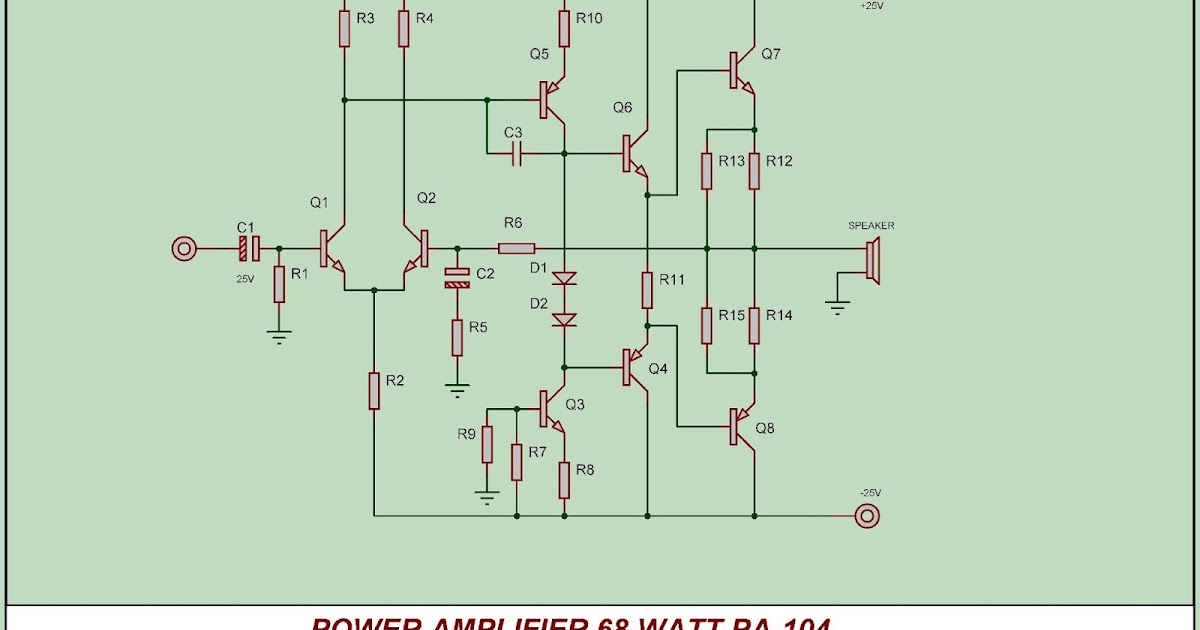 87+ Terpopuler Skema Power Amplifier Polytron, Skema Power