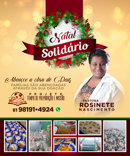 Criação de Banner Natal Solidário 2019 