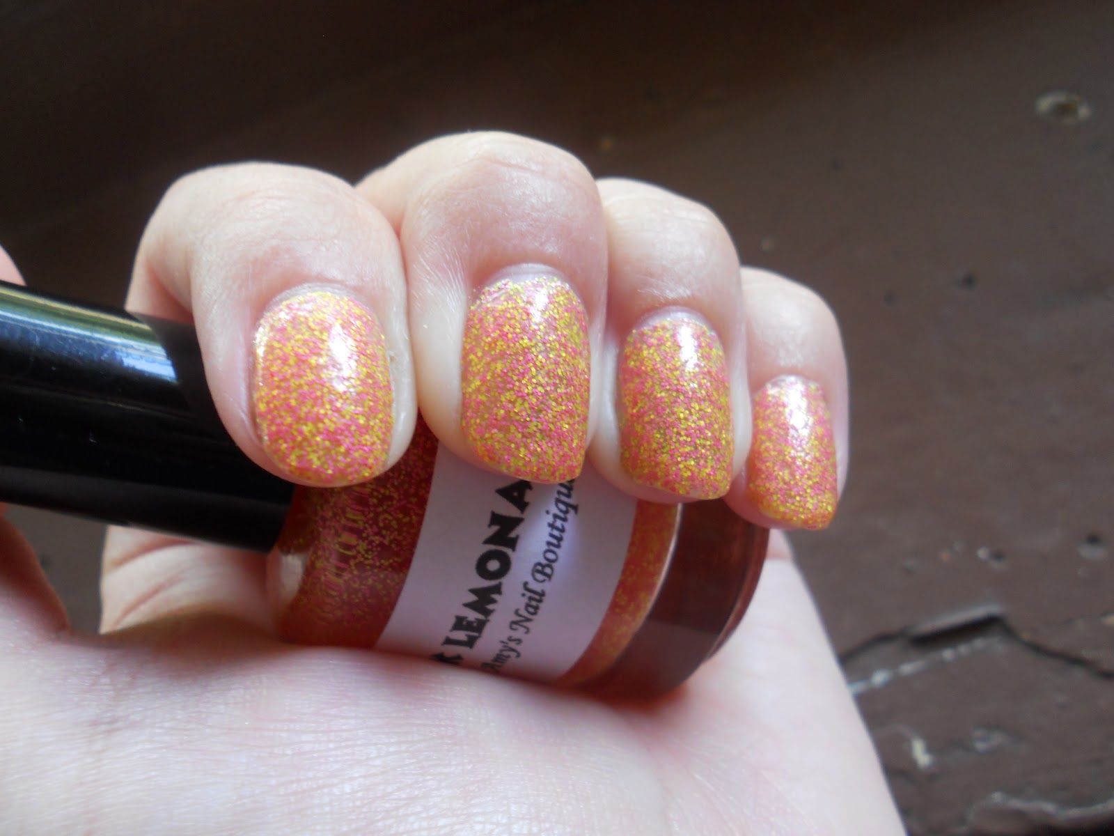 The Nail Polish Rehab Candidate: Amy's Nail Boutique- Pink Lemonade