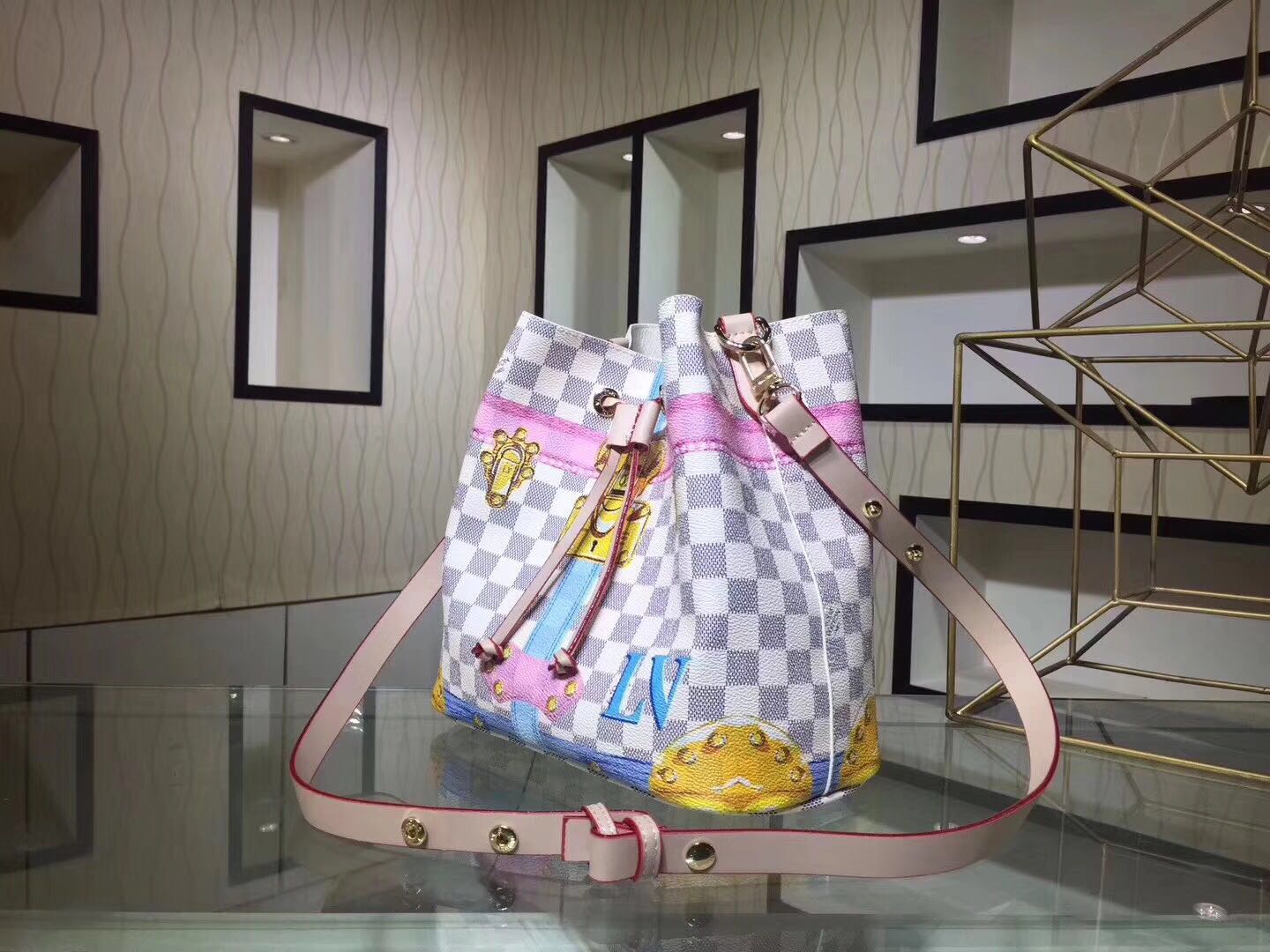 WE Do Love Luxury LOUIS VUITTON LV NÉONOÉ N41066 Damier Azur Canvas