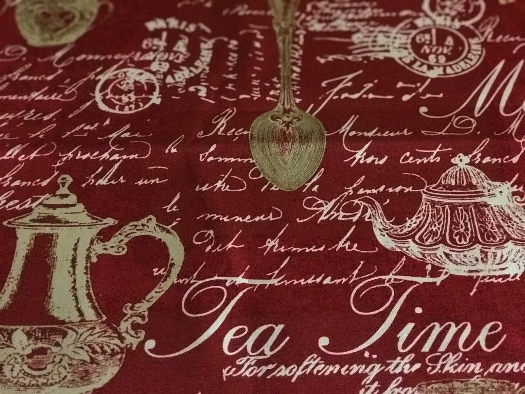 Relevant Tea Leaf New Teathemed Fabric