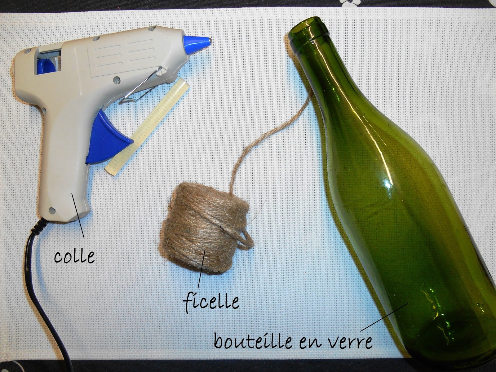 Déco // Une bouteille bien ficelée - by Ma Lae