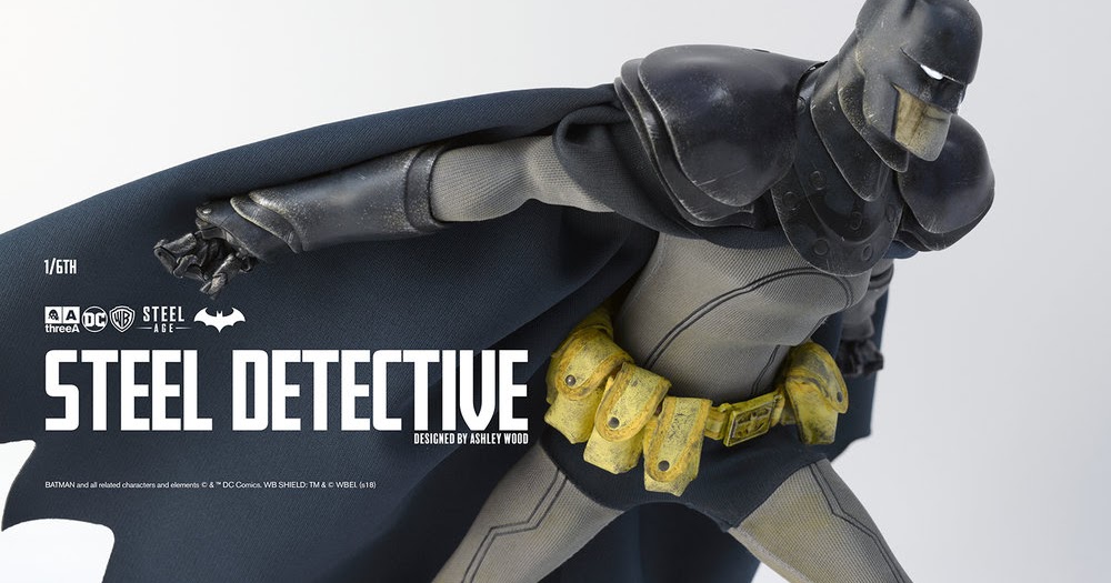 3A THREEA X DC STEEL AGE BATMAN 1//6 SCALE FIGURE NIGHT VERSION ASHLEY WOOD NEW