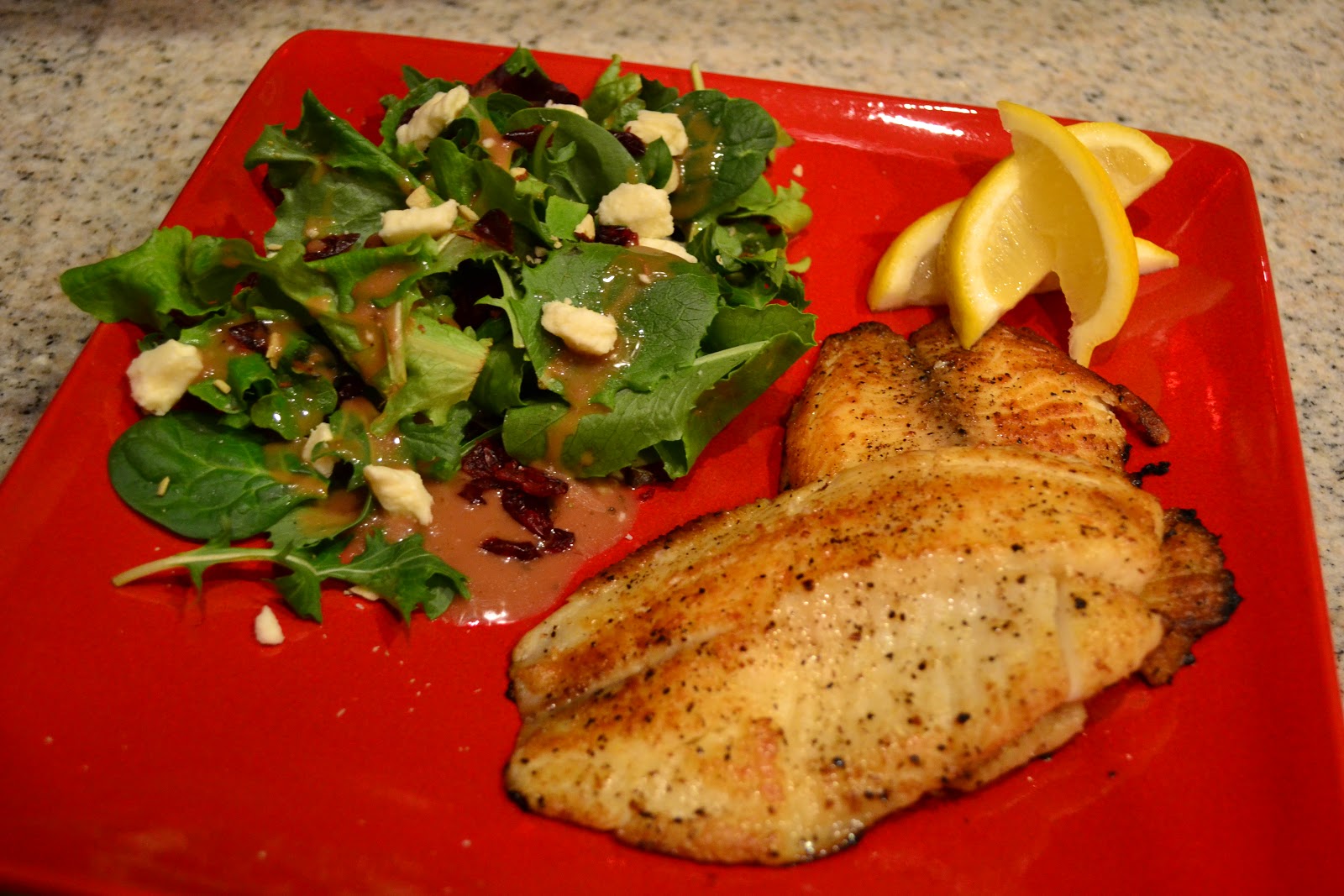 A Healthy Fresh Start.....The Gluten Free Way Pan Seared Tilapia