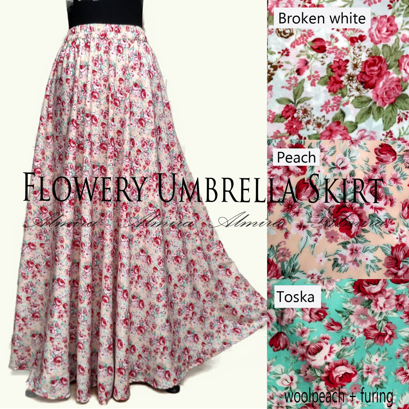 Cara Memotong Gamis Payung