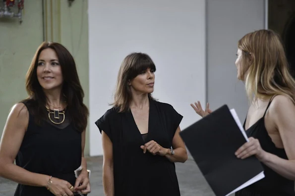 Crown Princess Mary of Denmark attended a fashion show organized by Malene Birger