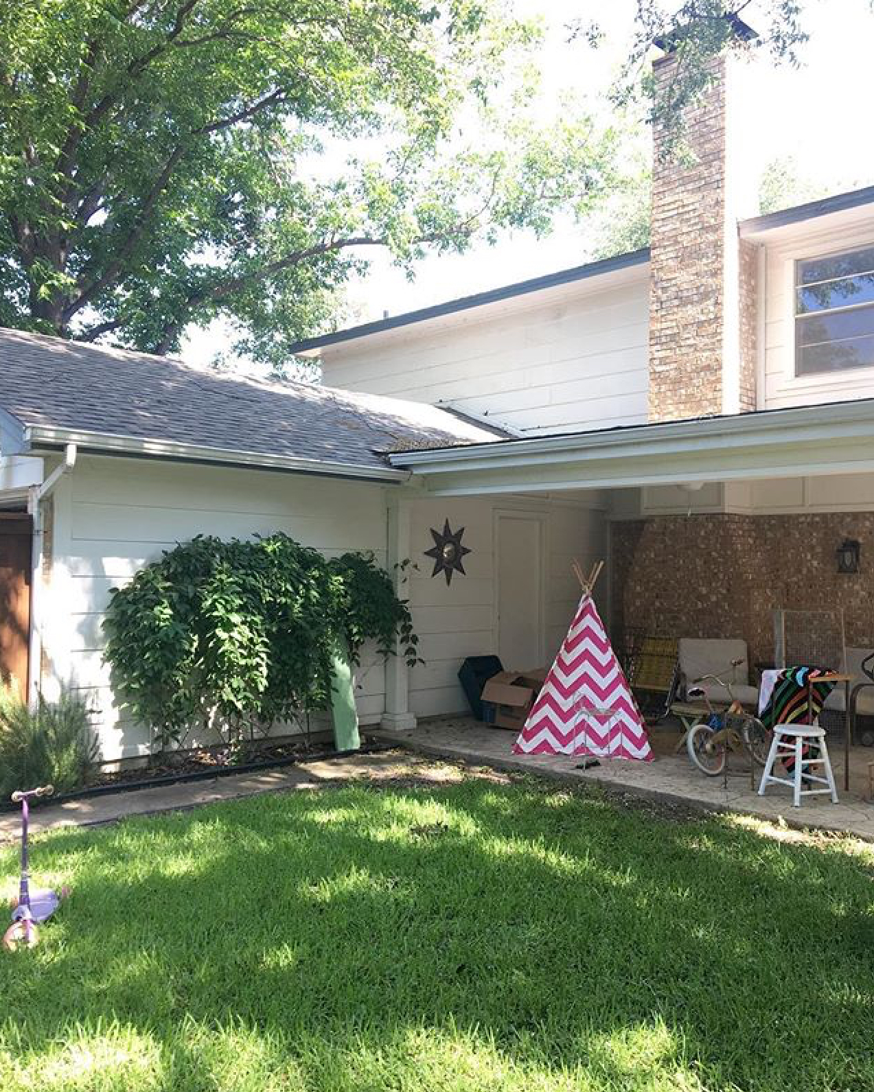 House Homemade Backyard Jungle Gym Bars Without Concrete