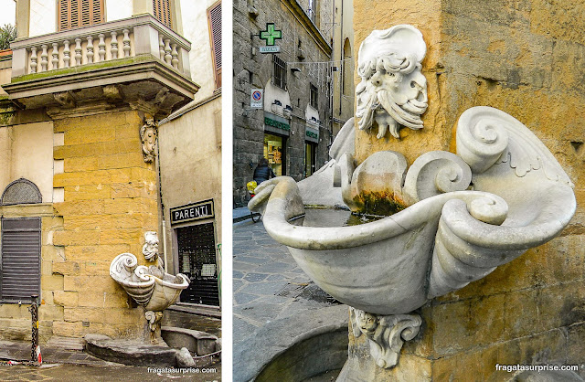 Fontana del Sprone, em Oltrarno, Florença