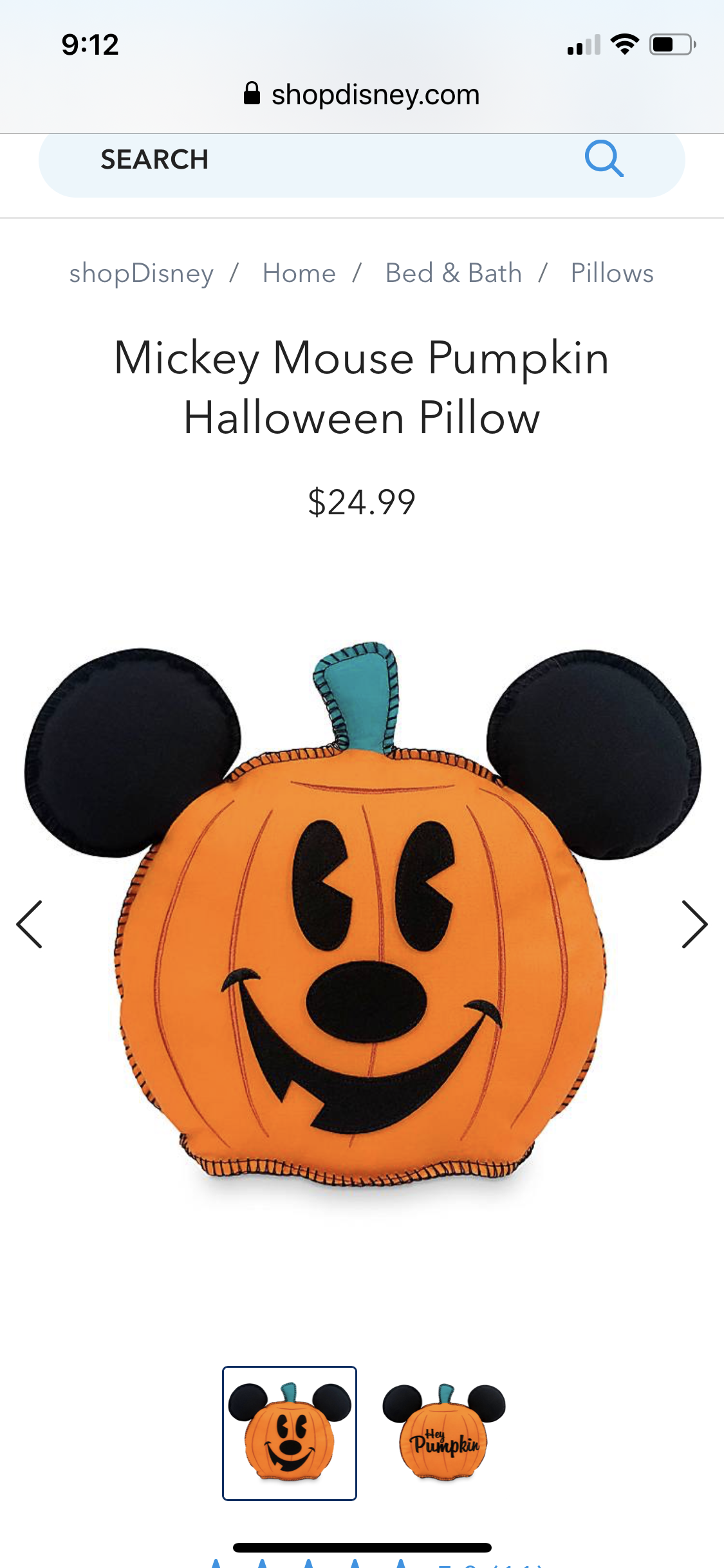 Mickey Pumpkin Pillow Tutorial DIY Gluten Free and The Mouse