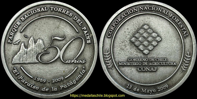 Medalla Conaf Torres del Paine