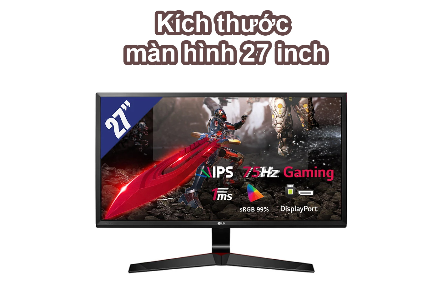 MÀN HÌNH LG 27'' 27MP59G-P ( 75HZ IPS FULL HD )