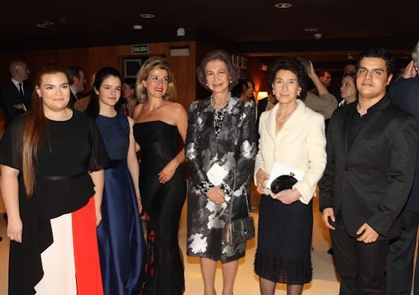 Queen Sofia of Spain attended the board meeting of the Queen Sofía College of Music. Queen Sofía, is the honorary president of the College of Music