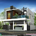 2976 square feet modern flat roof 4 BHK home