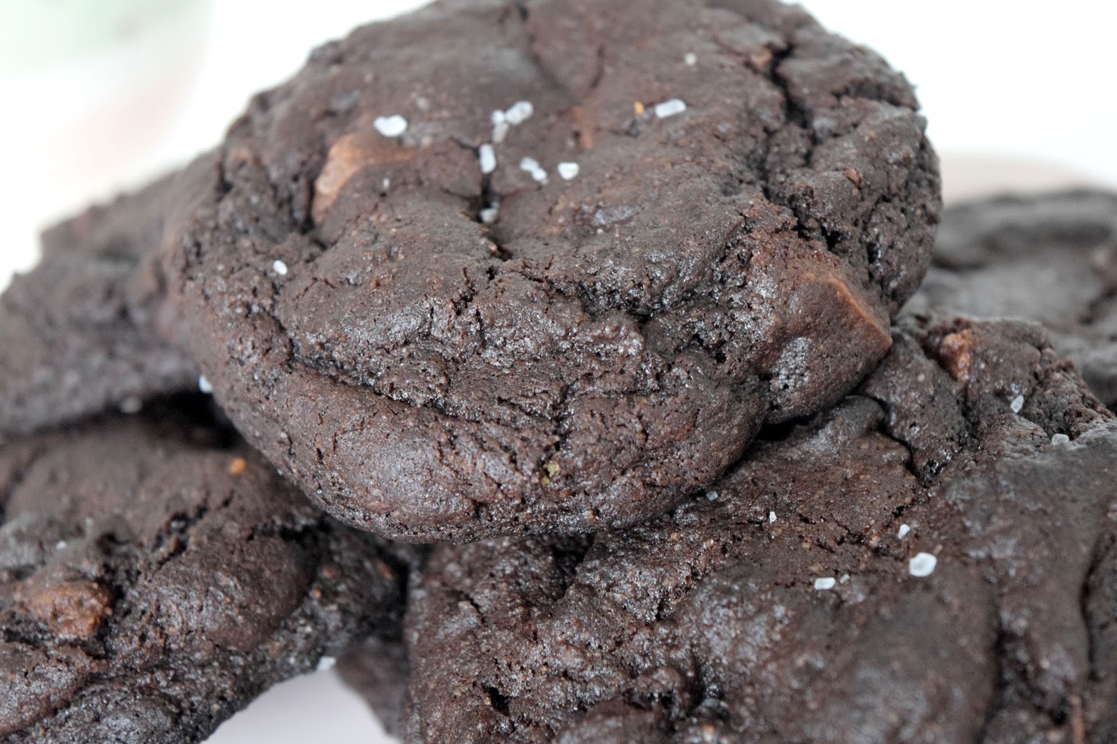Salted Caramel Dark Chocolate Cookies