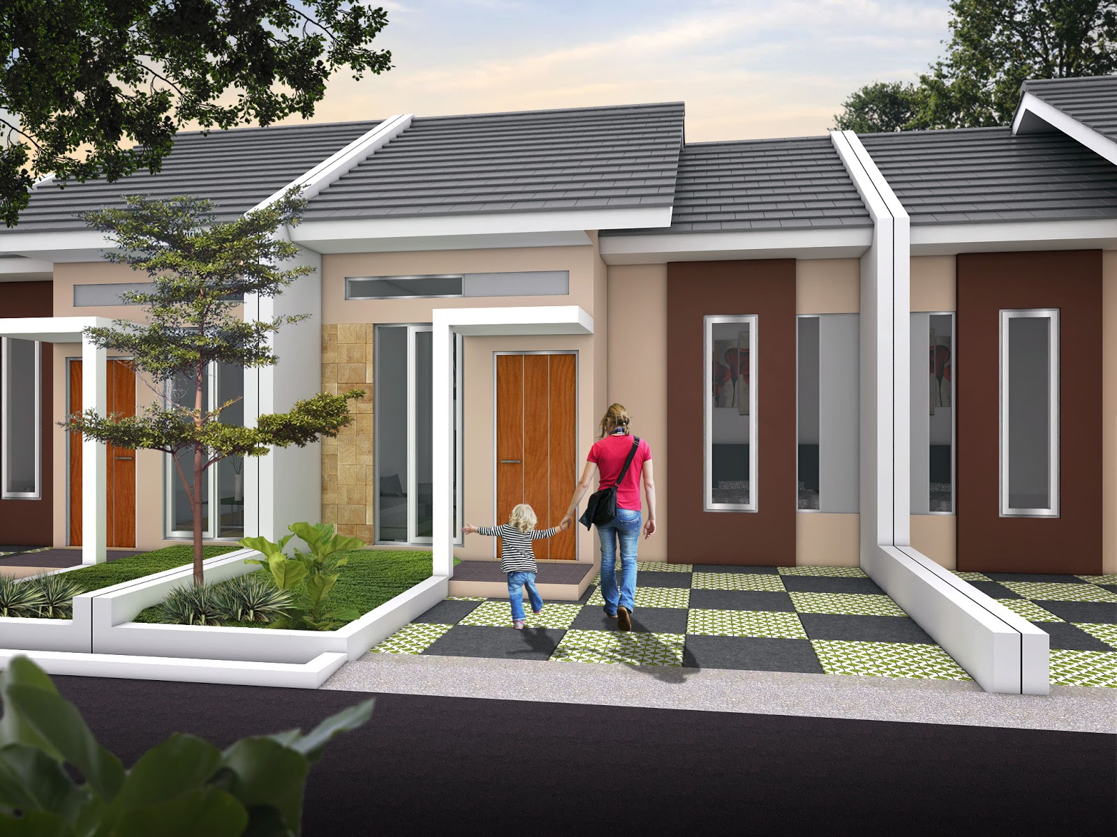 Rumah Minimalis dan cantik di bandung