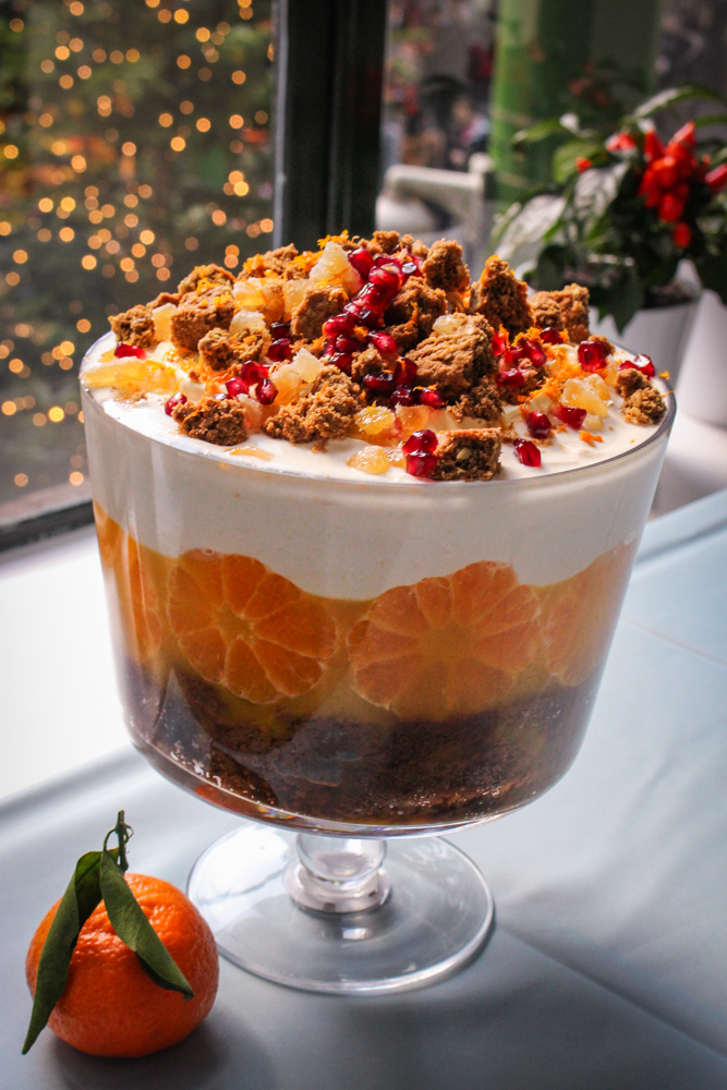 Me, Myself and pie. Clementine and Ginger Cake Trifle