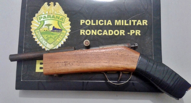 Roncador: PM apreende menor com arma de fogo após tentativa de homicídio