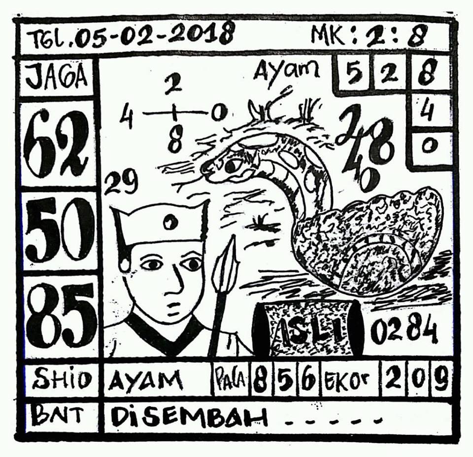 Syair Forum Harian Terlengkap Sgp 5 Februari 2018 Kode Syair Sgp Hk Sd Motesia