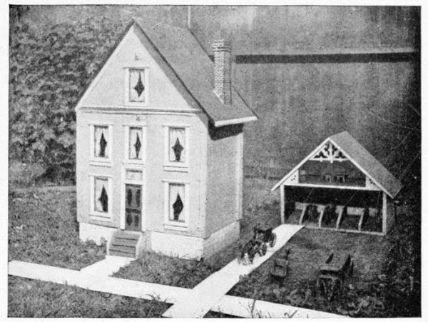 The Home-made Doll-house.