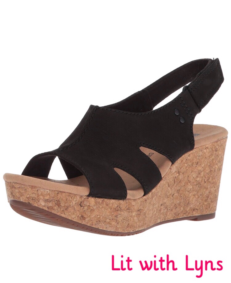 clarks shoes with toy in heel