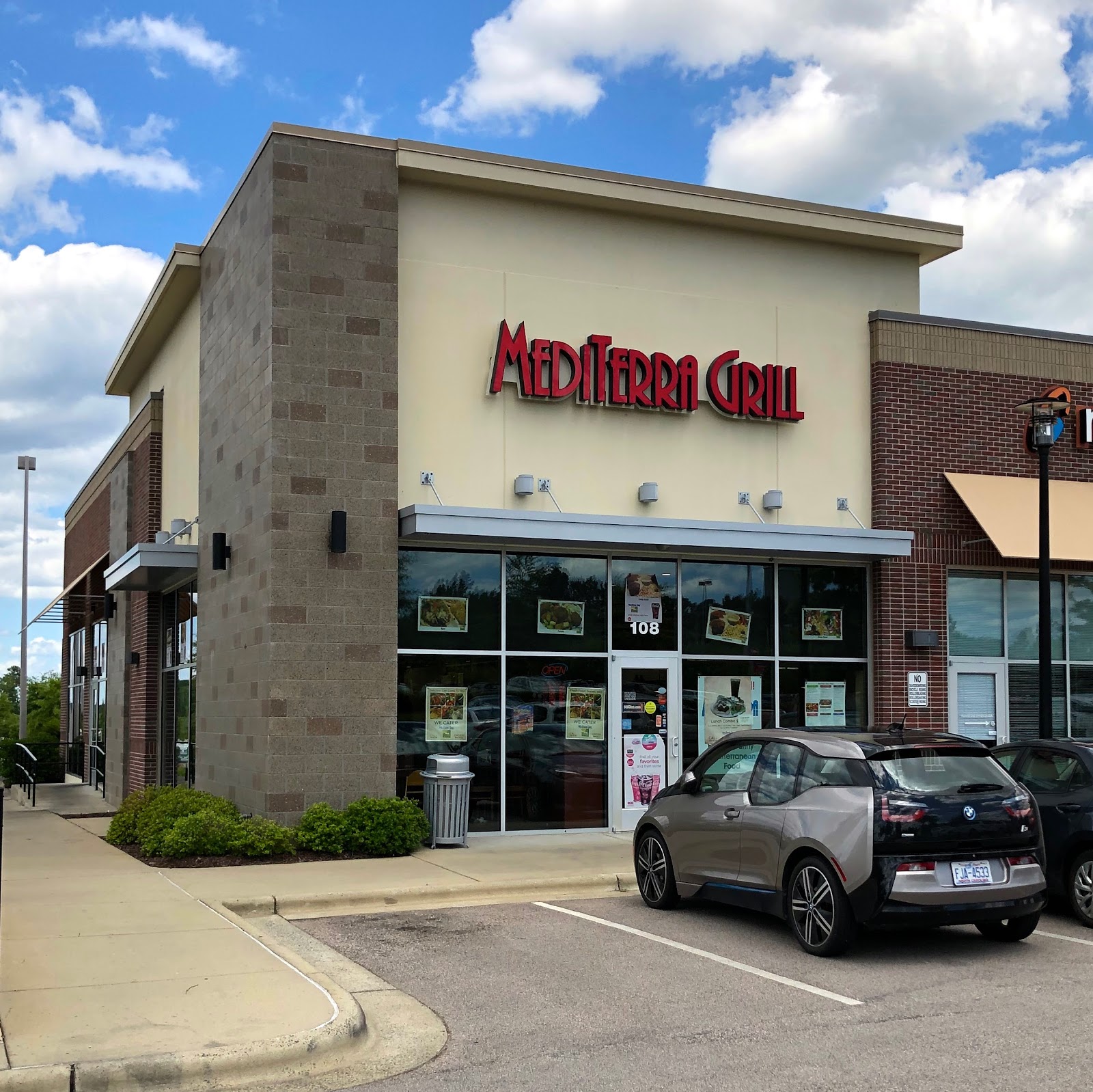 Mediterra Grill Restaurant Review Holly Springs, NC Blue Skies for