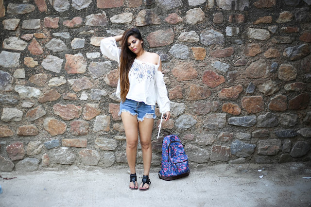 sammydress, dulla shoes, fashion, summer fashion trends 2016, holiday outfit, beach outfit, how to style off shoulder top, delhi blogger, floral bagpack, roman shoes, ripped jeans, how to style ripped shorts, ,beauty , fashion,beauty and fashion,beauty blog, fashion blog , indian beauty blog,indian fashion blog, beauty and fashion blog, indian beauty and fashion blog, indian bloggers, indian beauty bloggers, indian fashion bloggers,indian bloggers online, top 10 indian bloggers, top indian bloggers,top 10 fashion bloggers, indian bloggers on blogspot,home remedies, how to