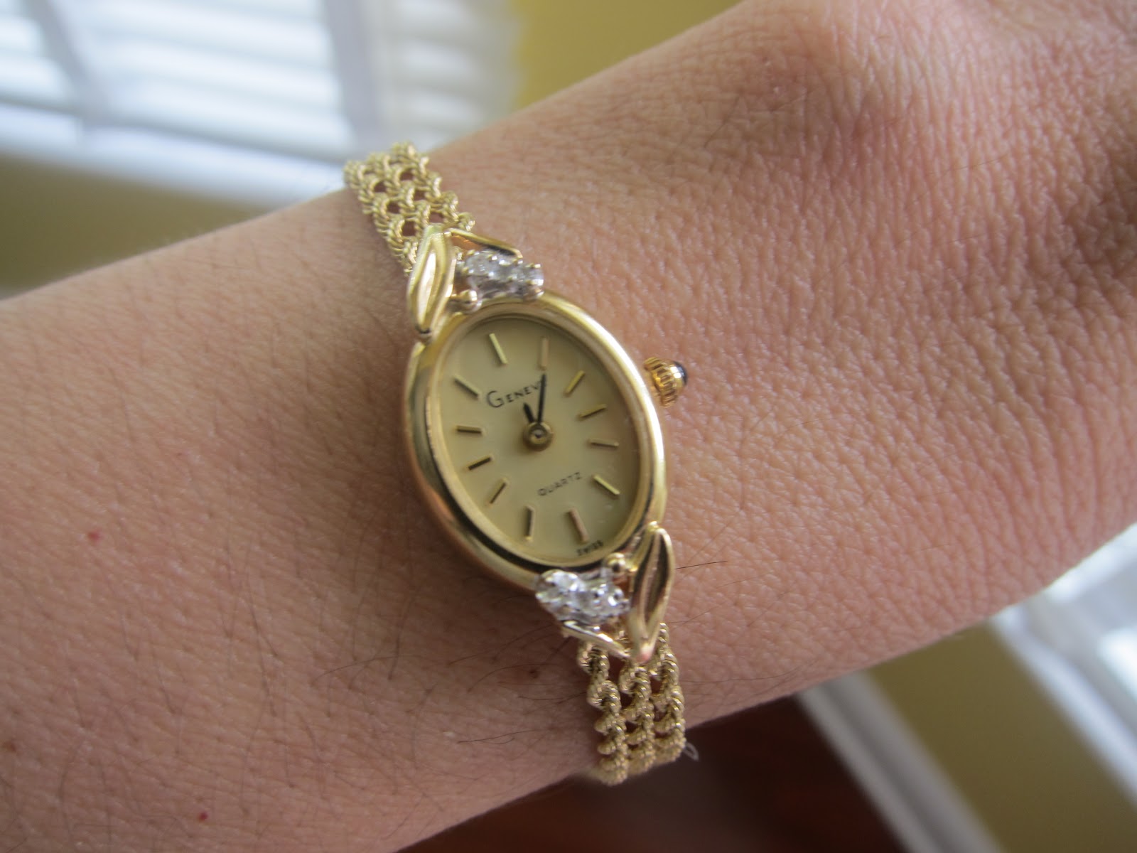 The Tales of Two Item 84 14 kt. Gold Ladies Watch Bracelet