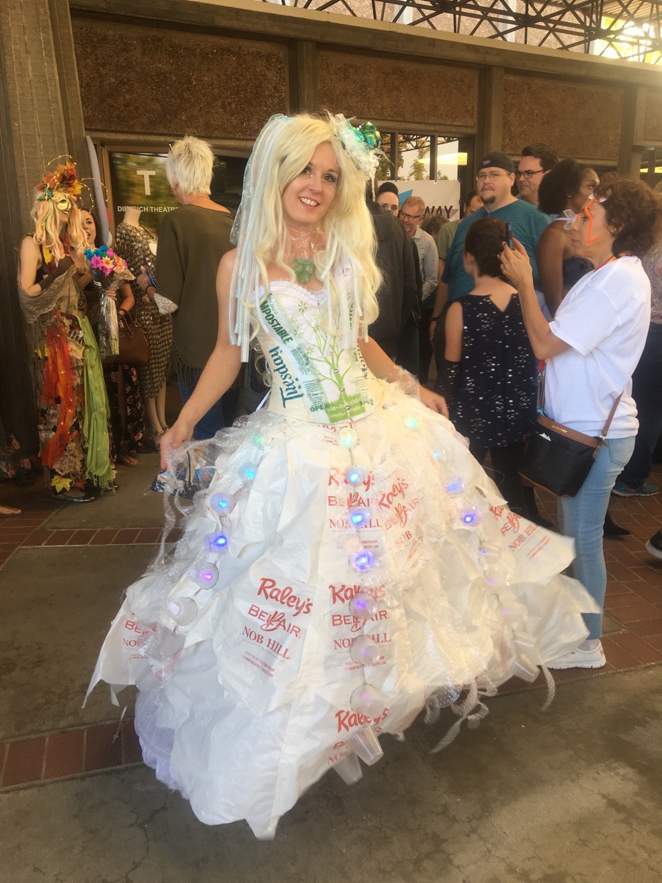 Plastic Jellyfish Dress – Recycled Fashion with a Cause « Adafruit ...