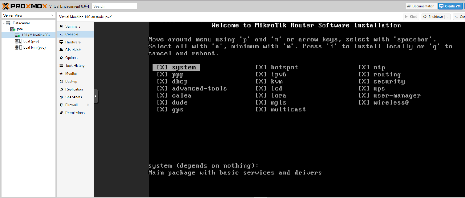 mikrotik x86 mikrotik x86