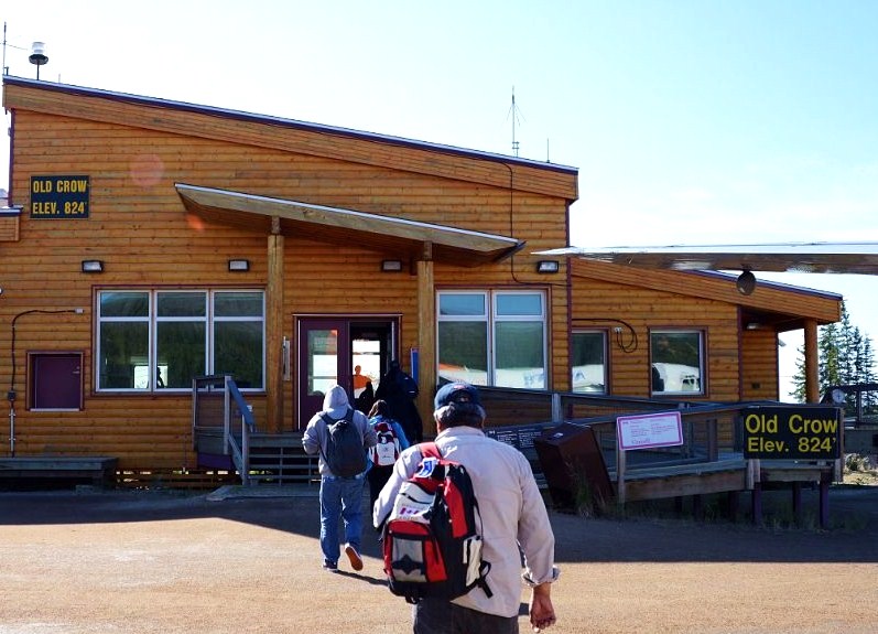 Ultima Thule Old Crow, an Arctic native village in Northern Yukon, Canada